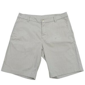 Lululemon Commission Classic-Fit Short 9" Warpstreme Mens 33 Light Gray Golf